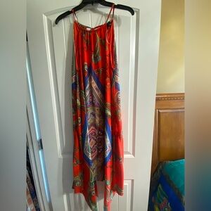 My Michelle Red Paisley Maxi Dress